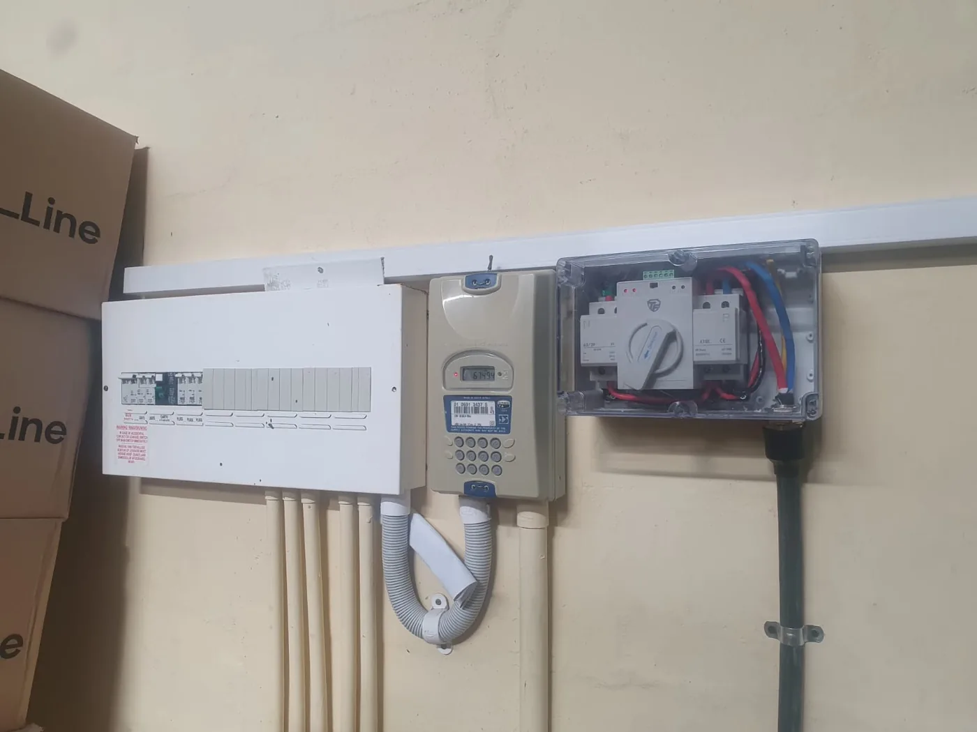 Meter and DB installation