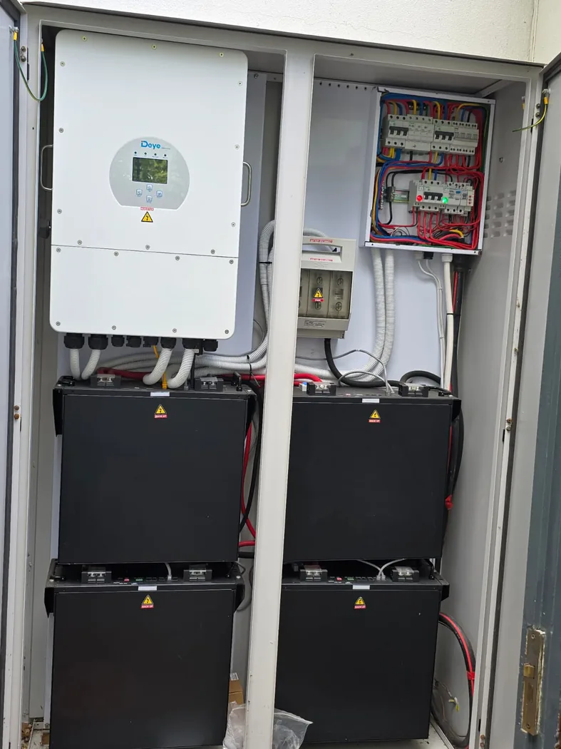 DB and inverter wiring