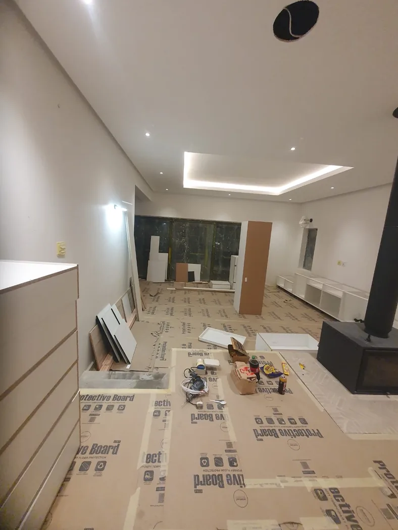 Interior renovation wiring